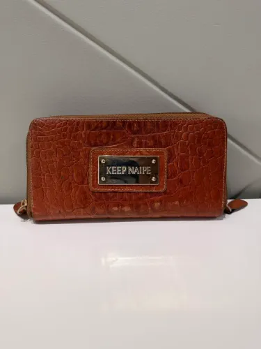 Carteira/Bolsa de Mão Feminina Caramelo Keep Naipe