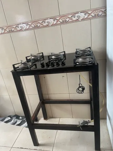 Fogão cooktop vai com o suporte