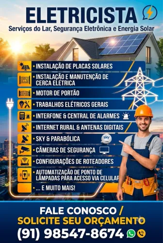 Eletricista Profissional Disponível