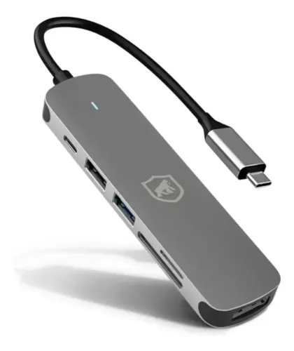 Adaptador Usb C, 6 Em 1, Hdmi, Usb C, Tipo C, Hub 3.0
