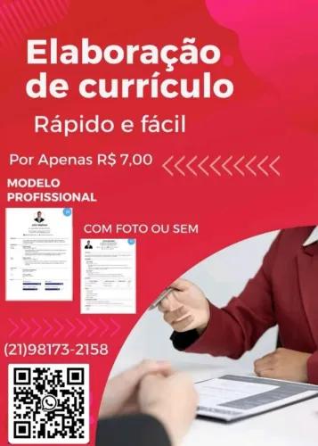 Faço seu currículo 
