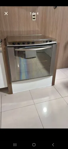 $900 P/ VENDER LOGO | Fogão de embutir 5 bocas Electrolux inox/espelhado