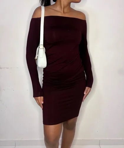 Vestido Vinho