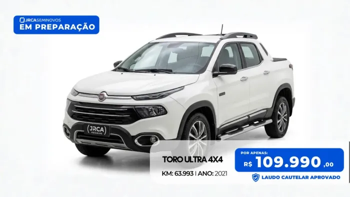 Fiat Toro Ultra 2.0 16V 4X4 Diesel AUT 2021