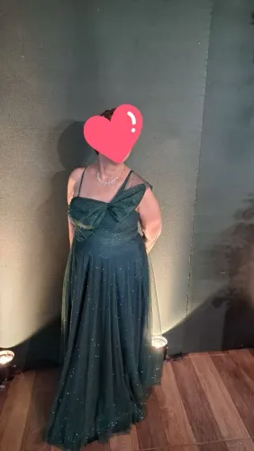 Vestido de Festa Verde Esmeralda 