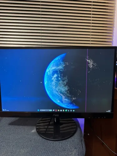 Monitor AOC 23" I2369V para Retirada de Peças / Conserto (Tela com linha)