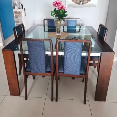 Mesa de Jantar quadrada de 1,40m