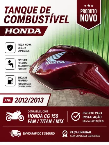 Tanque de combustível CG 150 2012/13