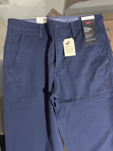 Nova - Calça Levi's® XX Chino Authentic Straight Azul 30X32 USA | 38 BR