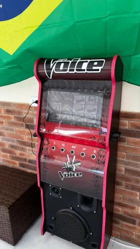 Máquina de Karaokê Profissional The Voice - Completa - Excelente Estado