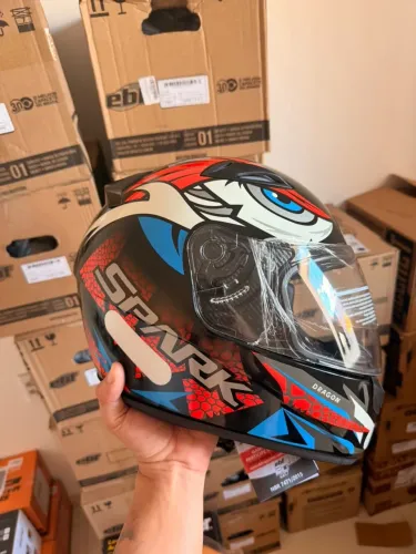 Capacete Ebf Spark Dragon Tamanho 56 e 58