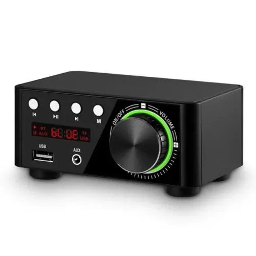 Mini Amplificador Bluetooth Usb Cartão Mp3