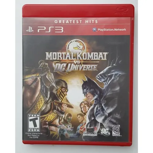 Mortal Kombat vs DC Universe PS3 Mídia Física