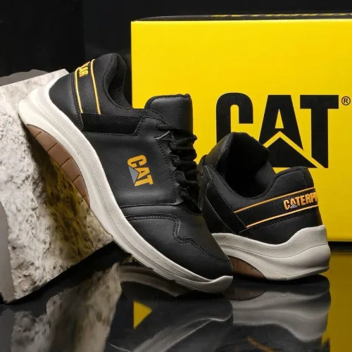 Tênis Caterpillar Urbano Black & Yellow | Robustez Industrial Casual e Estilo Workwear
