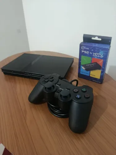 PLAYSTATION 2 SLIM DESBLOQUEADO + CONVERSOR HDMI ?
