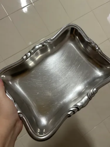 Travessa/prato de inox