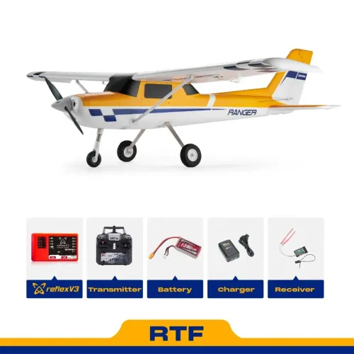 AVIAO FMS RANGER EP V2 1220MM RTF REFLEX V3 YELLOW FMS147RYL-REFV3