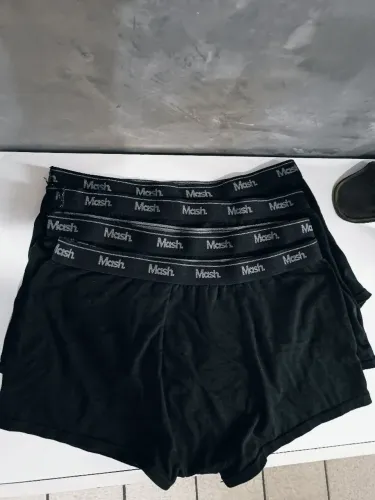 Kit 4 Cuecas Boxe Preta Mash 
