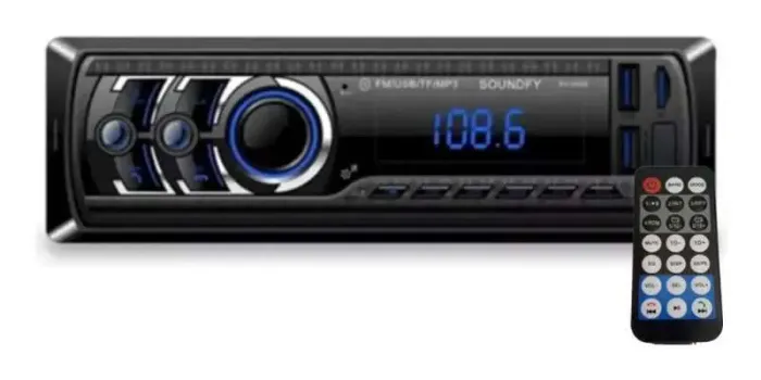 Radio Automotivo Mp3 1 Din Bluetooth Som Usb Prisma