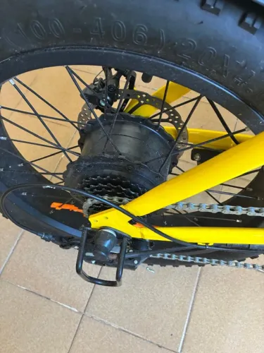 Bicicleta Elétrica Nova 500w 10.4ah Led E11 40km/h, dobrável, pneus grossos, 5 marchas