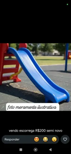Escorregador infantil 