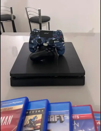 ? PS4 + 5 Jogos Originais - Pronto para Jogar! ?