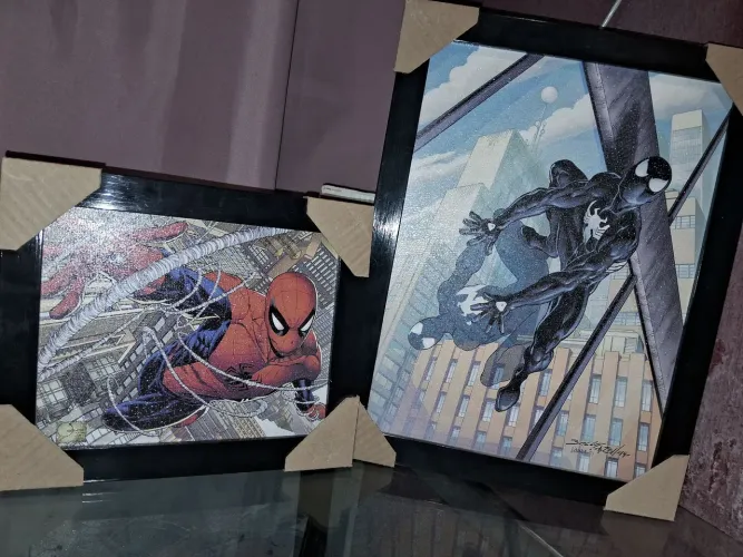 Kit Quadros Homem Aranha
