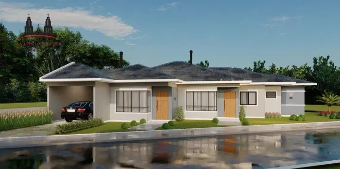 Casa Geminada à Venda de Alto Padrão no Loteamento Bremen Centro de Antônio Carlos/SC | 1