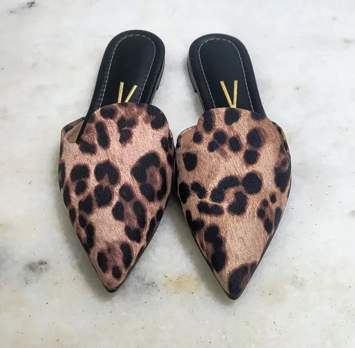 Mule Vizzano Animal Print Oncinha Tamanho 35 - Novo (Mostruário)