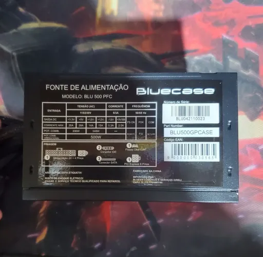 Fonte de alimentação PC de 500W