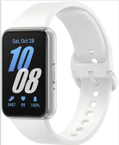 Smart Watch Samsung Galaxy Fit3 Prata, Lacrado, Garantia de Fábrica de 1 ano!