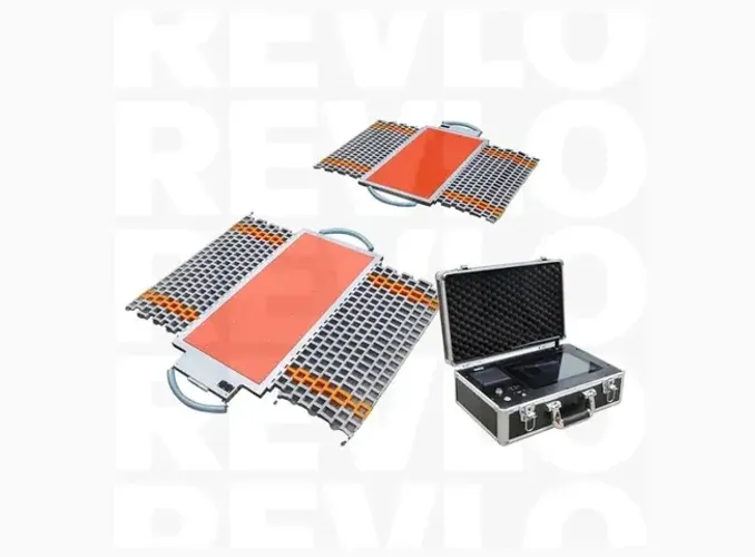 Balança Rodoviária Móvel de Sapata 200t Revlo - Pesagem por Eixo Wireless