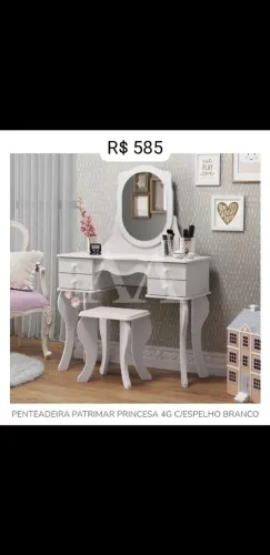 Penteadeira princesa por R$ 585