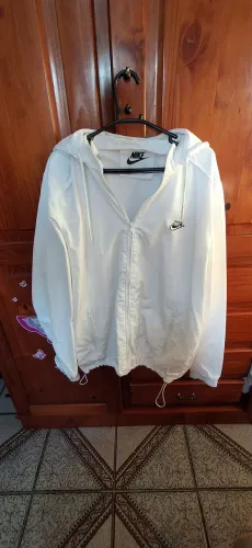 Corta-vento nike branco, novo