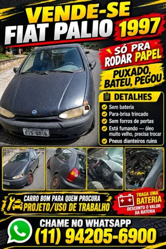 Fiat Palio ED 1.0 MPI 2P E 4P 1997