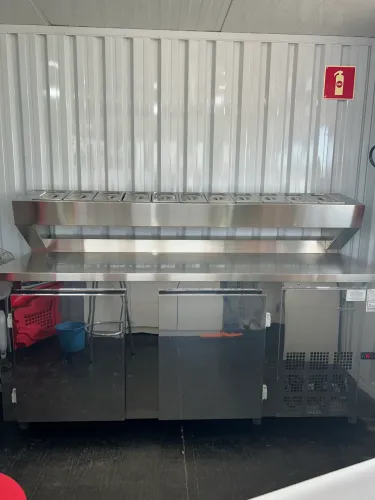 Balcão condimentador refrigerado 