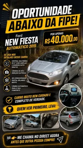 Ford Fiesta 1.6 16V Flex Aut. 5P 2015