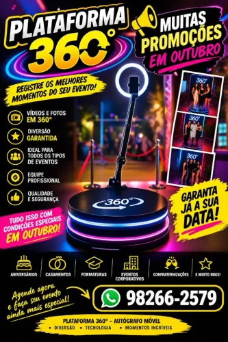 Plataforma 360 Agende com antecedencia