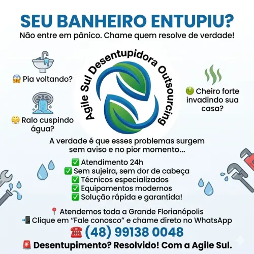 Entupimento? Chame! 