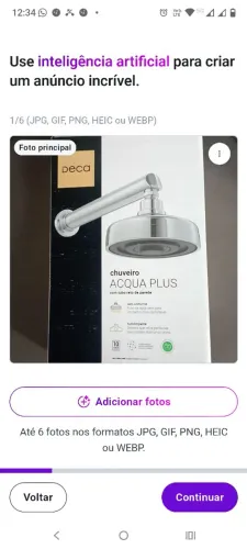 Chuveiro Deca Acqua plus linha de luxo