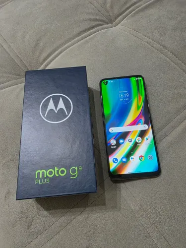 Moto G 9 Plus - Ouro Rose - 128 Gb