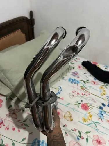 Escapamento arashi full inox acompanha todos os acessórios
