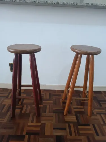 Banquetas de madeira 130