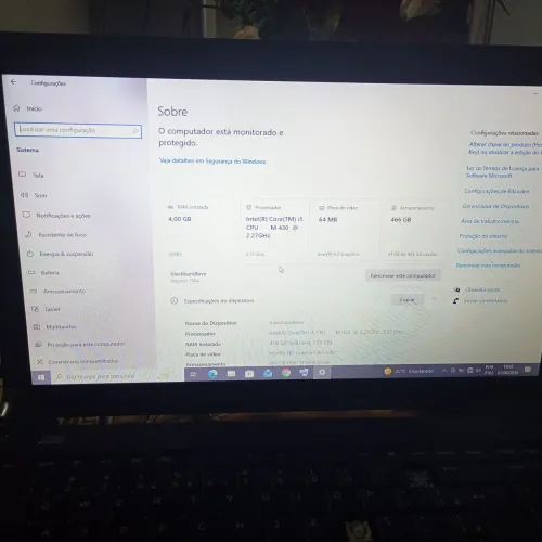 Vendo um notebook tá Dell i5