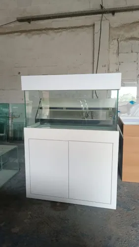 aquário 120x50x50 300L com móvel  de mdf ultra naval