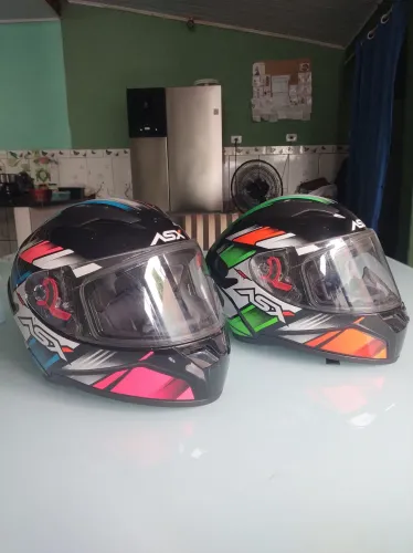 Capacete ASX com intercomunicador
