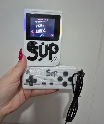 Video Game Portátil estilo Retrô 400 jogos Super Mario Nintendo Semi Novo