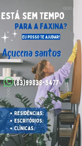Faço faxina 