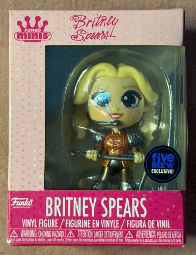 Britney Spears Circus Funko Mini Metalizado