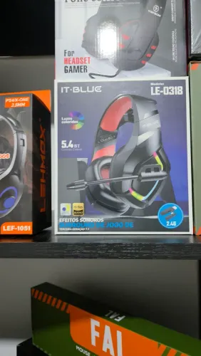 Headset Gamer sem fio IT Blue